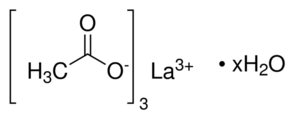 Lanthanum(III) acetate hydrate - CAS:100587-90-4 - Lanthanum Triacetate Hydrate, Acetic Acid, Lanthanum(3+) Salt, Hydrate